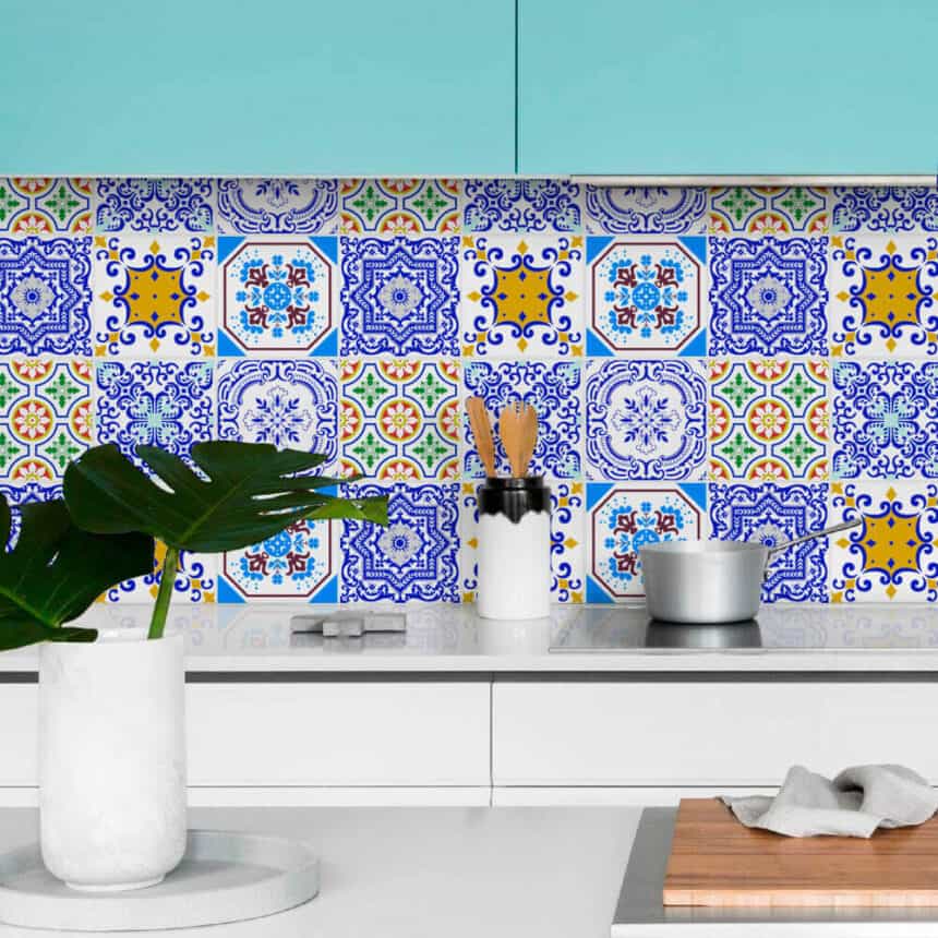 Adesivo De Azulejo Para Cozinha Rf Ideal Pap Is